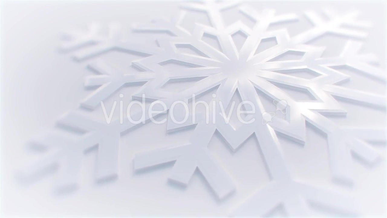 Snowflake Background Videohive 18833105 Motion Graphics Image 5