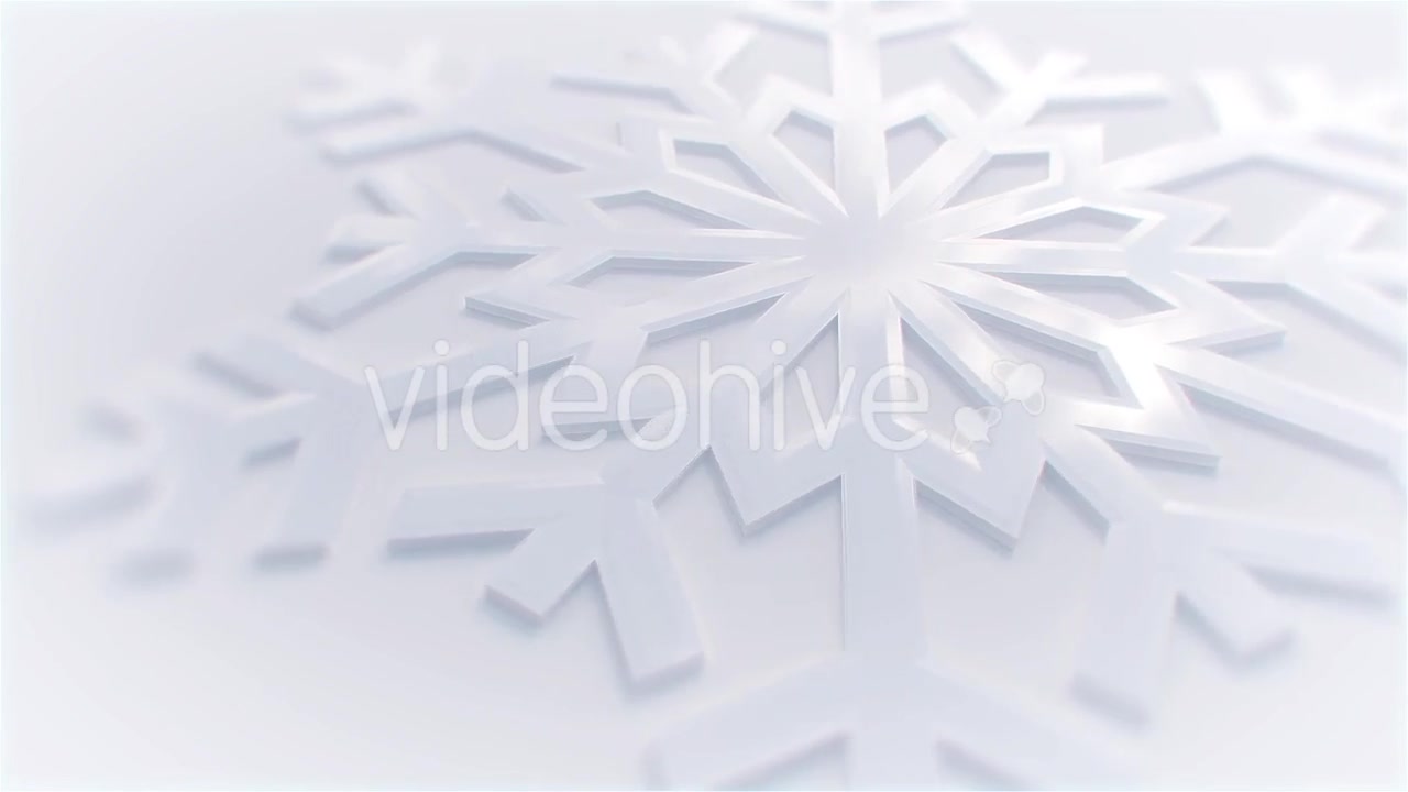 Snowflake Background Videohive 18833105 Motion Graphics Image 8