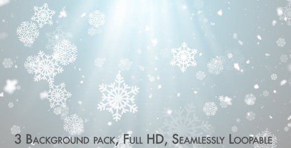 Snowflakes Falling - Download Videohive 6077751