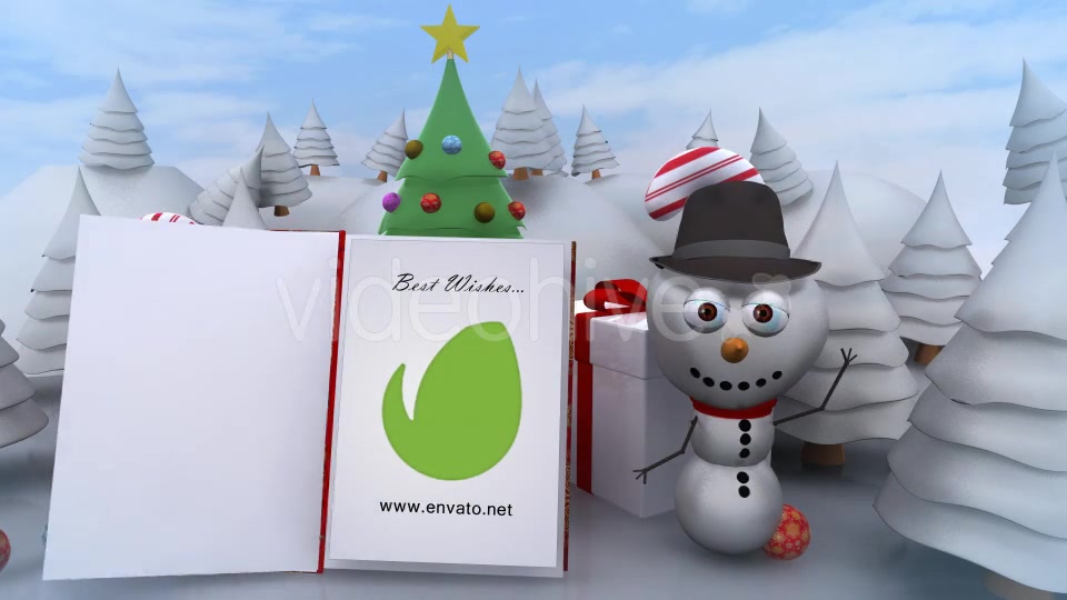 Snowman Book Open Videohive 13484774 Motion Graphics Image 9