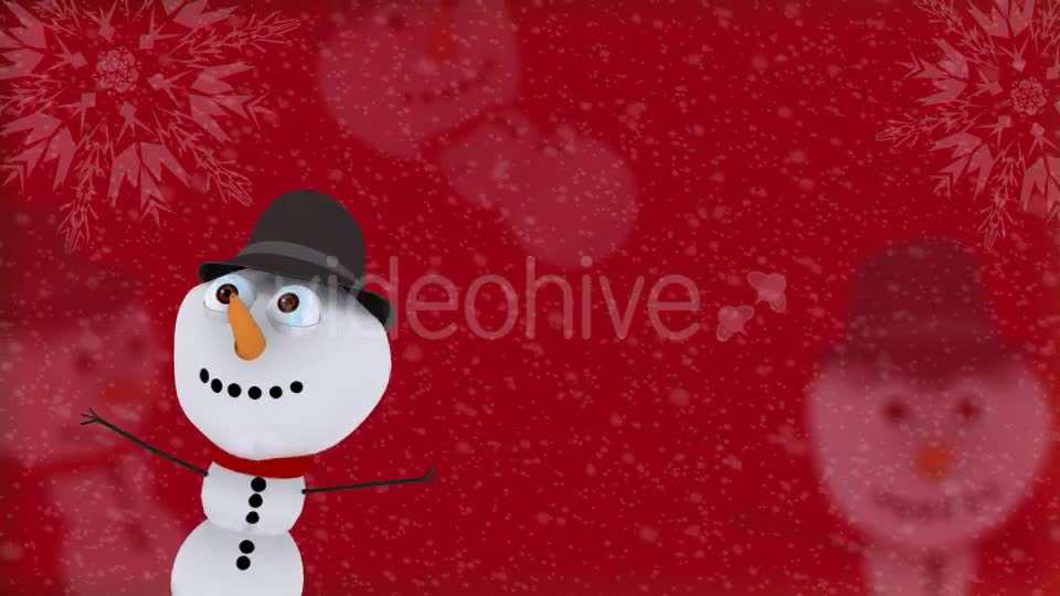 Snowman Jumping Videohive 13400490 Motion Graphics Image 1