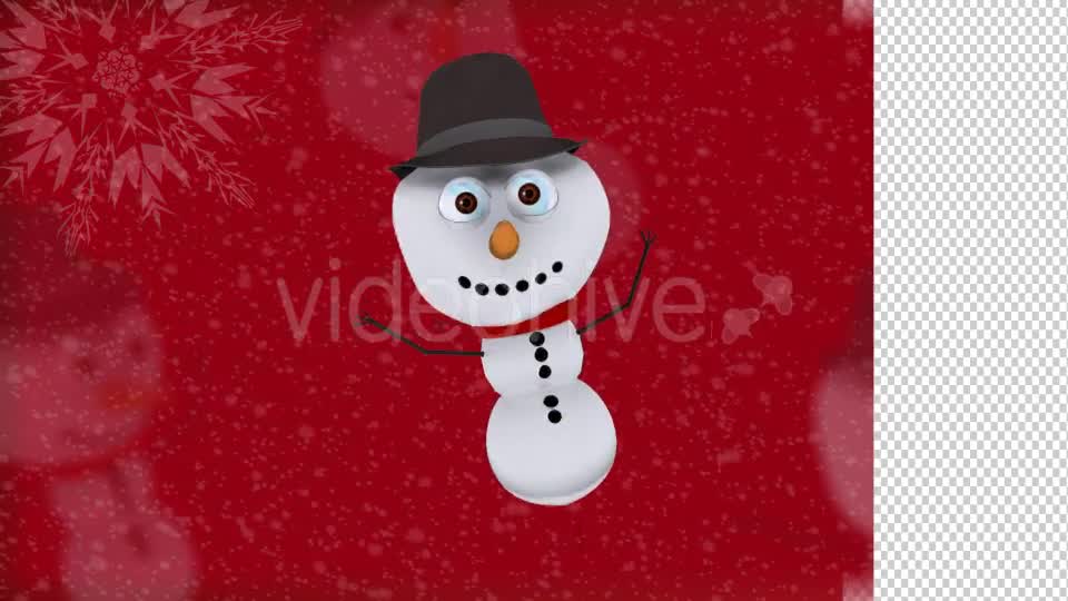 Snowman Jumping Videohive 13400490 Motion Graphics Image 10