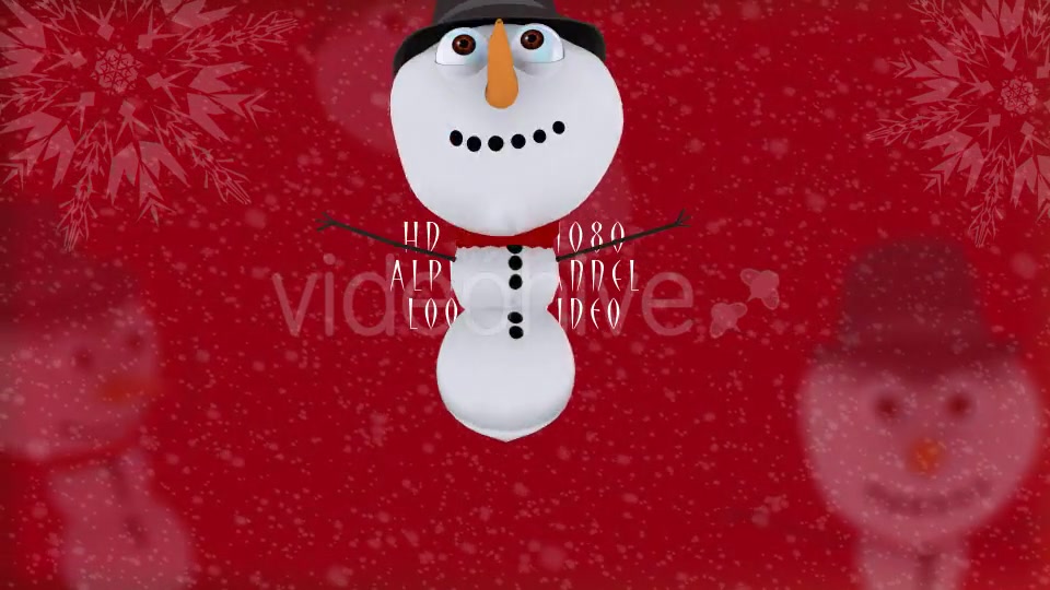 Snowman Jumping Videohive 13400490 Motion Graphics Image 5
