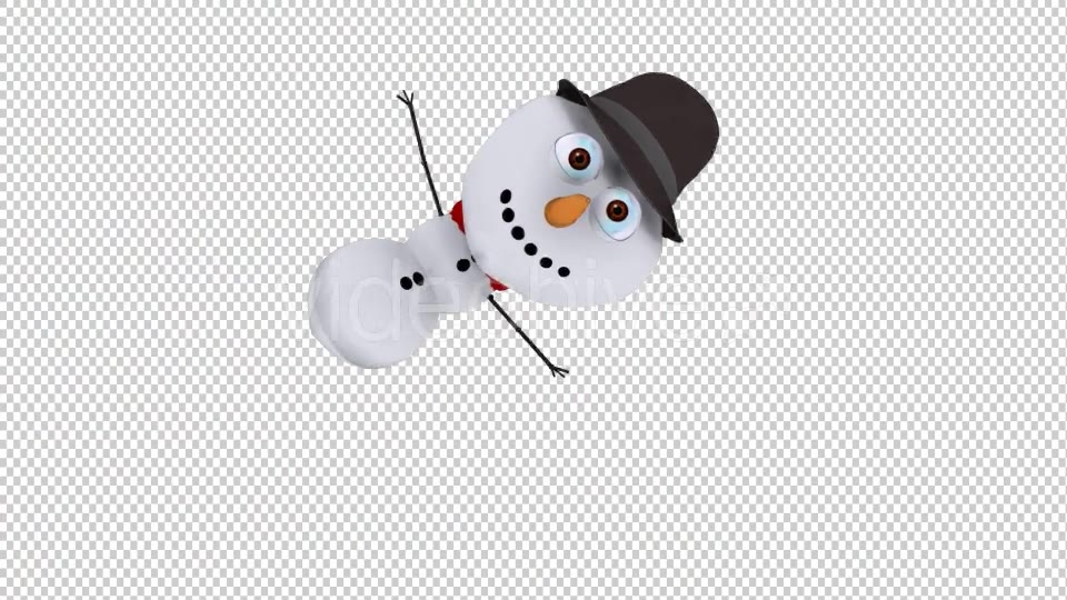 Snowman Jumping Videohive 13400490 Motion Graphics Image 8