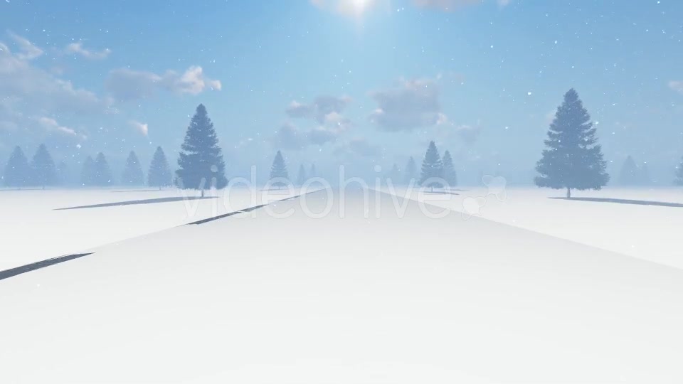 Snowy Road Videohive 19244949 Motion Graphics Image 2