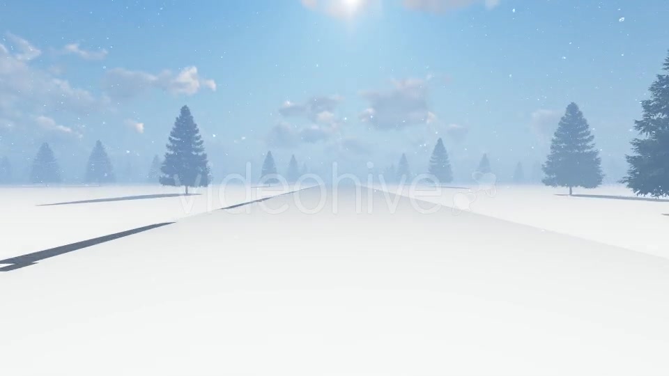Snowy Road Videohive 19244949 Motion Graphics Image 3