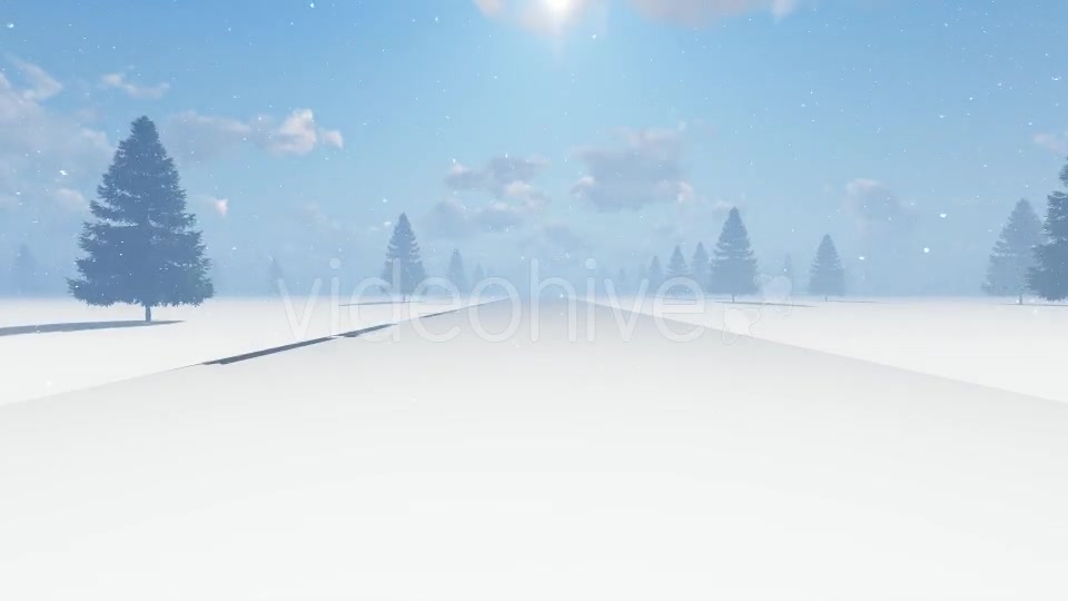 Snowy Road Videohive 19244949 Motion Graphics Image 4