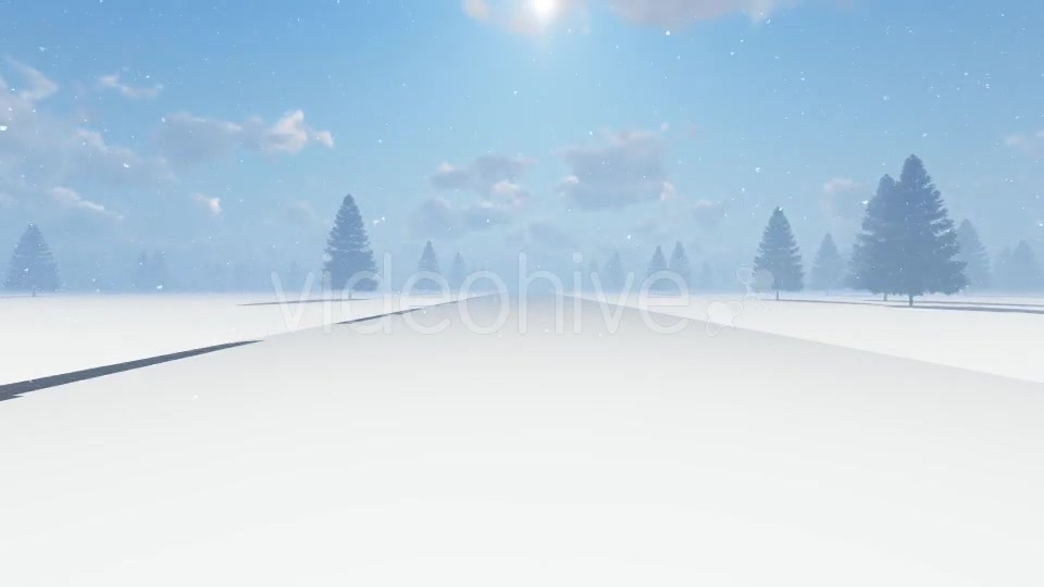 Snowy Road Videohive 19244949 Motion Graphics Image 5