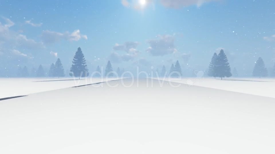 Snowy Road Videohive 19244949 Motion Graphics Image 6