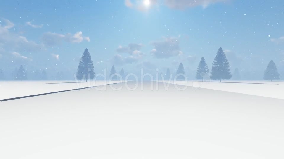 Snowy Road Videohive 19244949 Motion Graphics Image 7