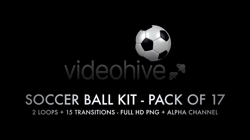 Soccer Ball Kit 2 Loops + 15 Transitions Videohive 5522229 Motion Graphics Image 10