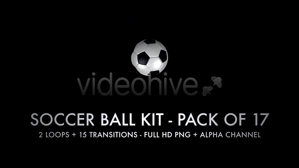 Soccer Ball Kit 2 Loops + 15 Transitions Videohive 5522229 Motion Graphics Image 12