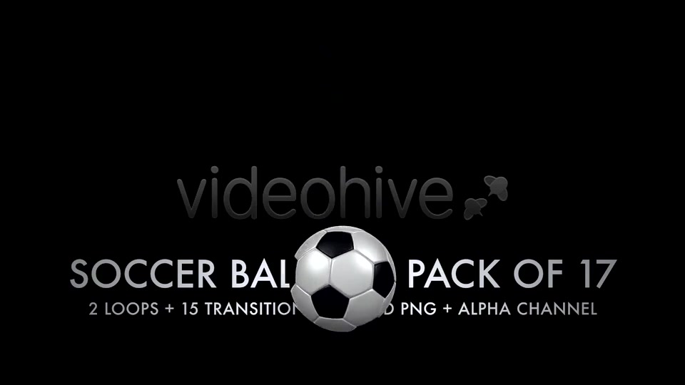 Soccer Ball Kit 2 Loops + 15 Transitions Videohive 5522229 Motion Graphics Image 3