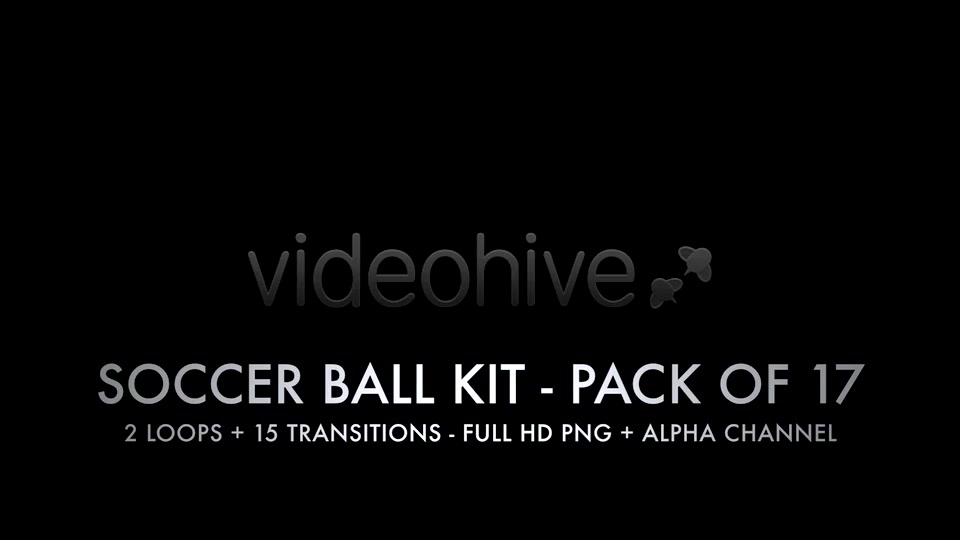 Soccer Ball Kit 2 Loops + 15 Transitions Videohive 5522229 Motion Graphics Image 4