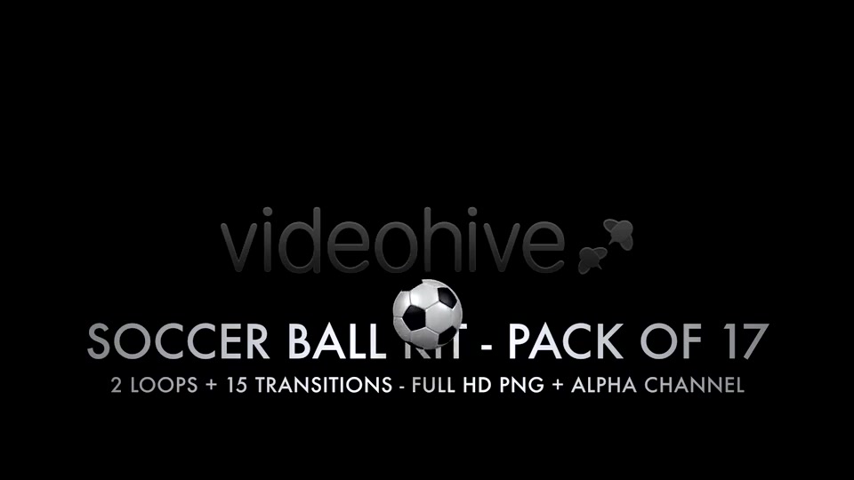 Soccer Ball Kit 2 Loops + 15 Transitions Videohive 5522229 Motion Graphics Image 5