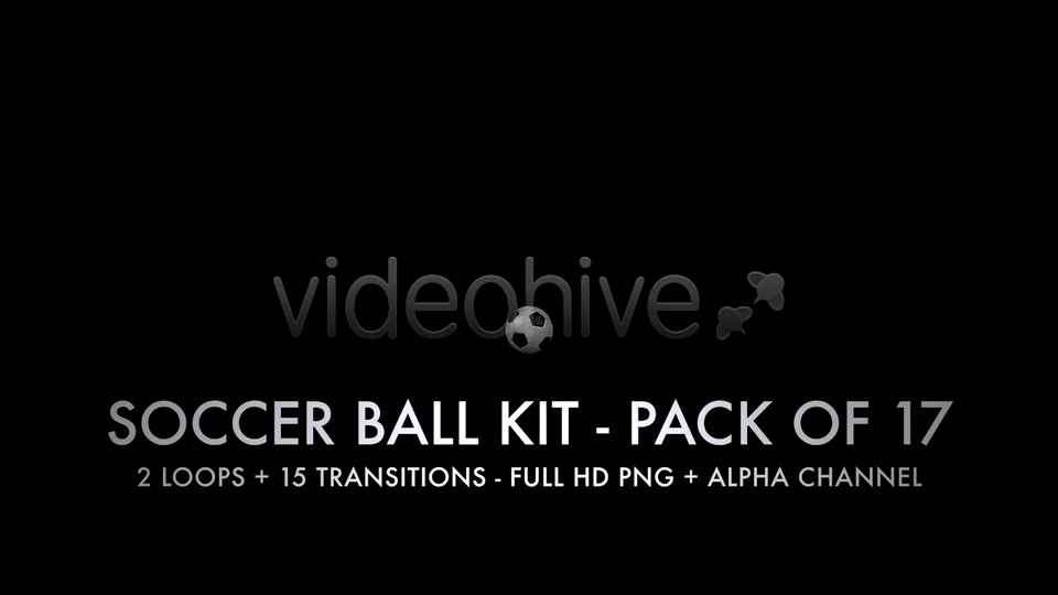 Soccer Ball Kit 2 Loops + 15 Transitions Videohive 5522229 Motion Graphics Image 6