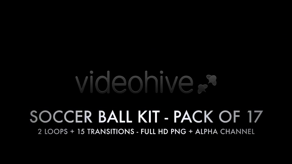Soccer Ball Kit 2 Loops + 15 Transitions Videohive 5522229 Motion Graphics Image 9