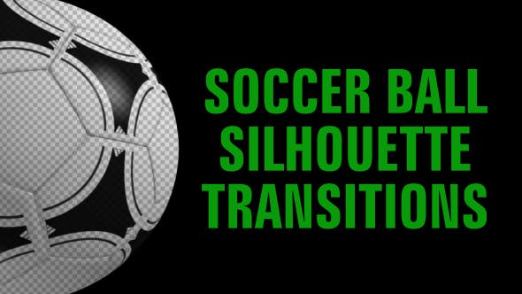 Soccer Ball Silhouette Transitions - Download 16486654 Videohive