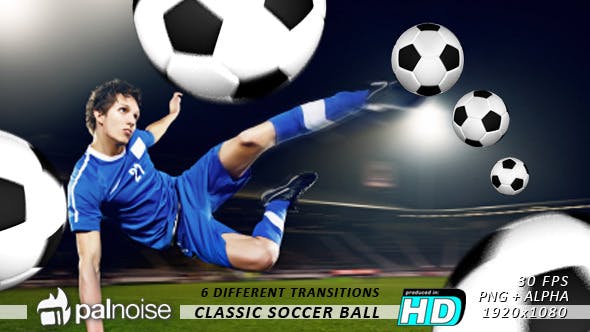 Soccer Classic Ball Transitions (6 Pack) - Videohive Download 8021324