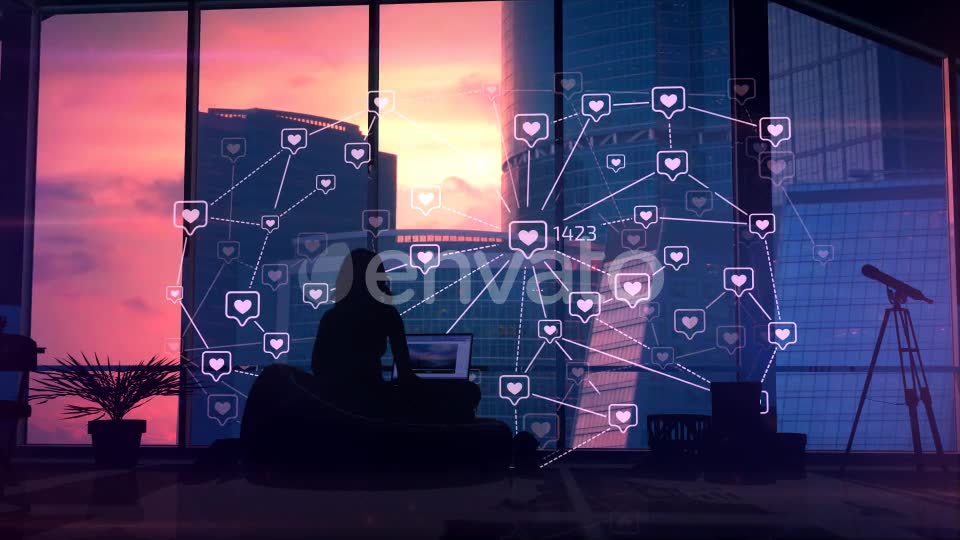 Social Connections And Communication, Infographics Videohive 22320963 Motion Graphics Image 11