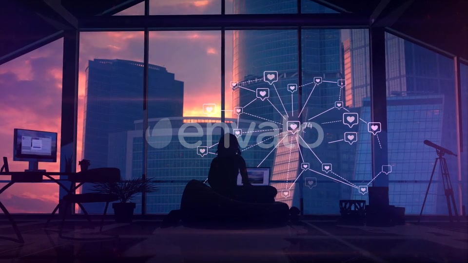 Social Connections And Communication, Infographics Videohive 22320963 Motion Graphics Image 4