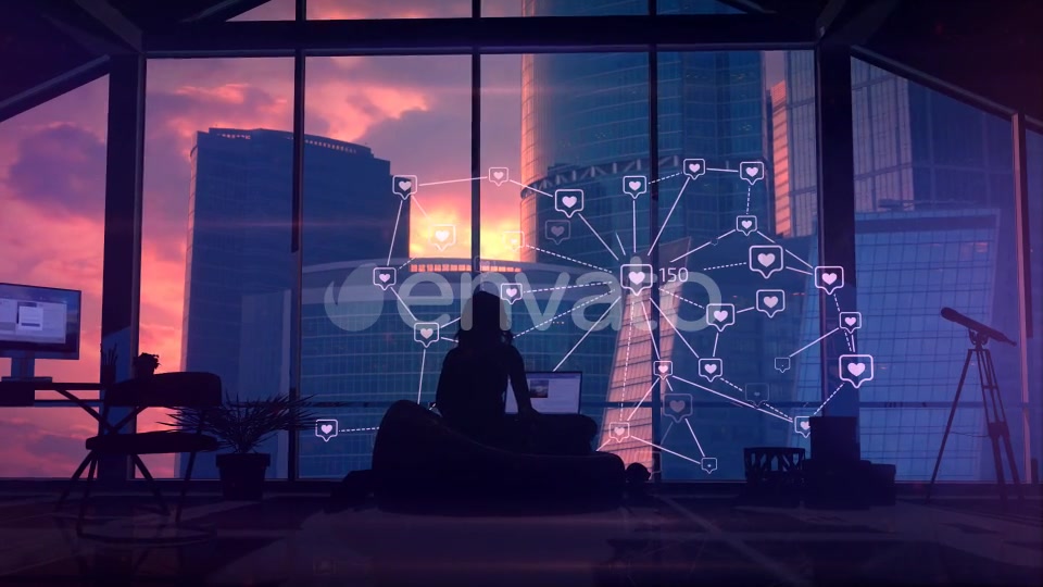Social Connections And Communication, Infographics Videohive 22320963 Motion Graphics Image 5