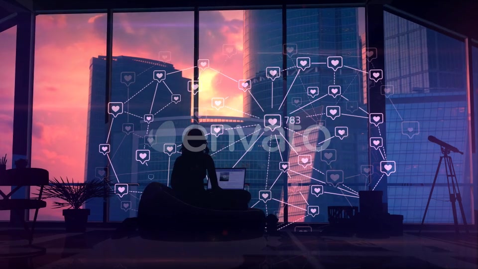 Social Connections And Communication, Infographics Videohive 22320963 Motion Graphics Image 8