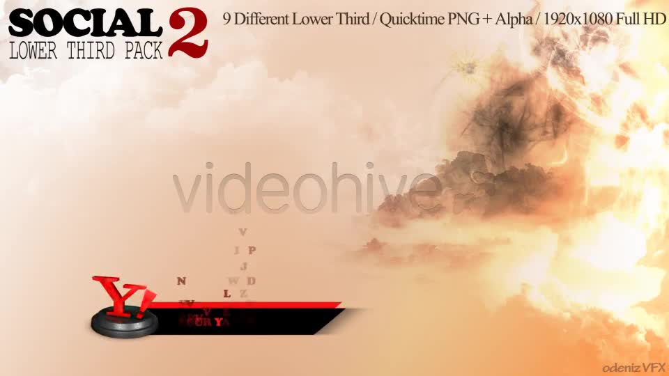 Social Lower Third Pack 2 Videohive 4348744 Motion Graphics Image 1