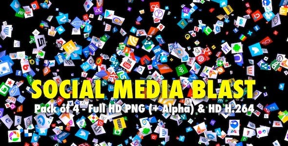 Social Media Blast Pack of 4 - 3797369 Download Videohive