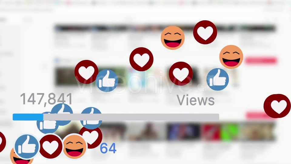 Social Media Followers Likes and Thumbs Views Videohive 21437212 Motion Graphics Image 2