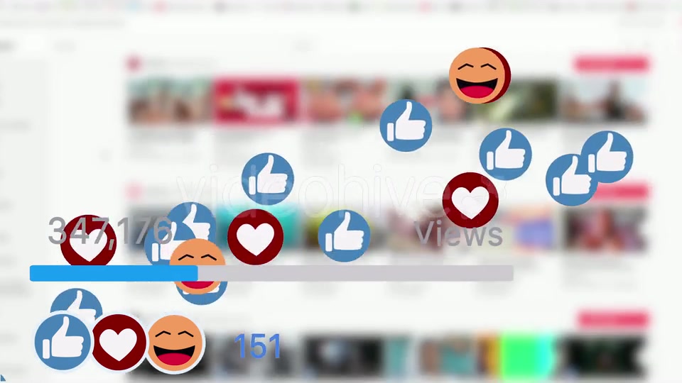 Social Media Followers Likes and Thumbs Views Videohive 21437212 Motion Graphics Image 4