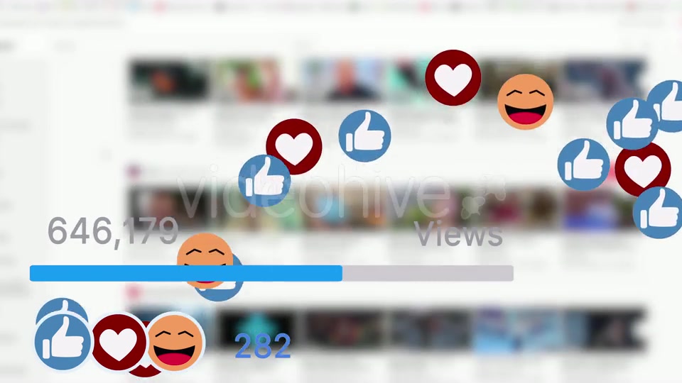 Social Media Followers Likes and Thumbs Views Videohive 21437212 Motion Graphics Image 7