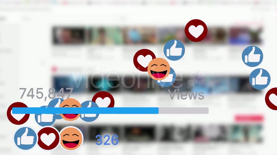 Social Media Followers Likes and Thumbs Views Videohive 21437212 Motion Graphics Image 8