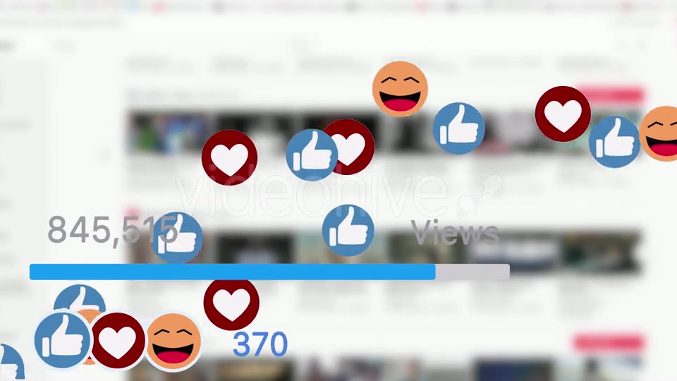 Social Media Followers Likes and Thumbs Views Videohive 21437212 Motion Graphics Image 9