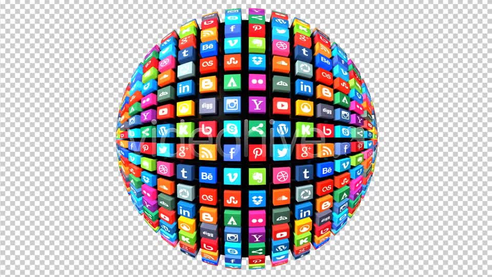 Social Media Globe Pack 2 (Pack of 2) Videohive 7824644 Motion Graphics Image 1