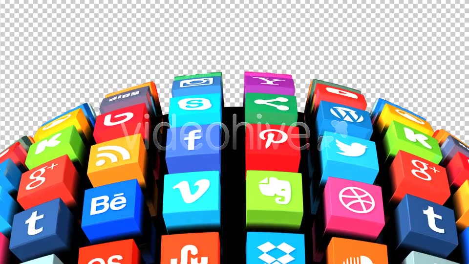 Social Media Globe Pack 2 (Pack of 2) Videohive 7824644 Motion Graphics Image 6