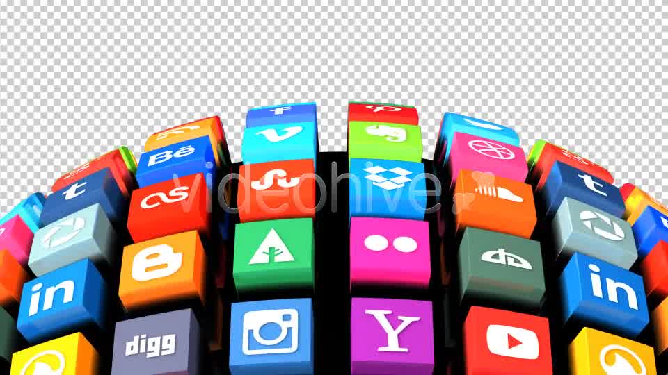 Social Media Globe Pack 2 (Pack of 2) Videohive 7824644 Motion Graphics Image 9