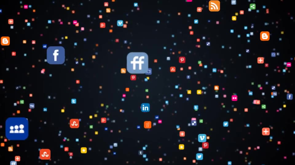 Social Media Icons Flying Towards Camera Videohive 11496812 Motion Graphics Image 8