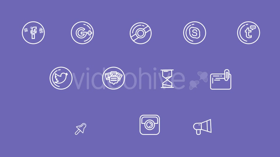 Social Media Icons Videohive 20203371 Motion Graphics Image 11