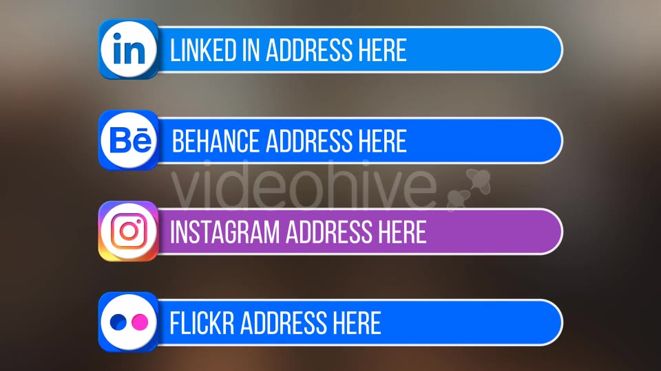 Social Media Lower Thirds (Full HD) Videohive 20918196 Motion Graphics Image 2
