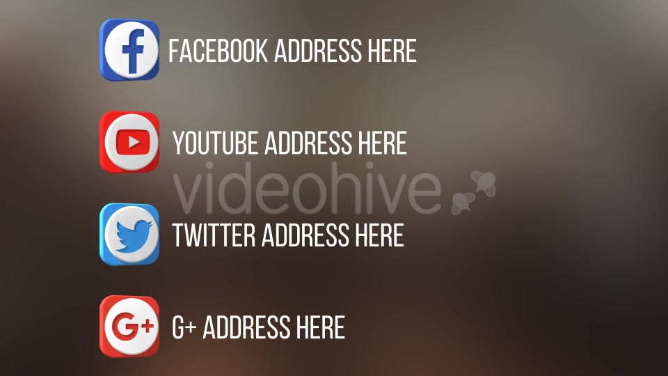 Social Media Lower Thirds (Full HD) Videohive 20918196 Motion Graphics Image 4