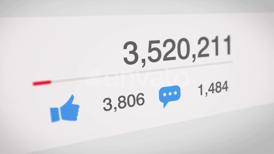 Social Media View Counter Videohive 22842871 Motion Graphics Image 1