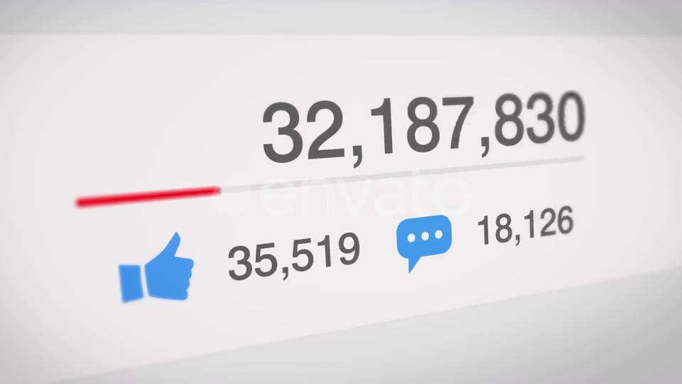 Social Media View Counter Videohive 22842871 Motion Graphics Image 2