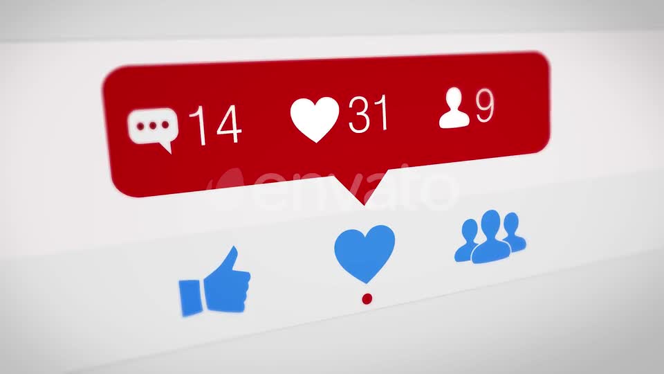 Social Media View Counter Videohive 24632249 Motion Graphics Image 1