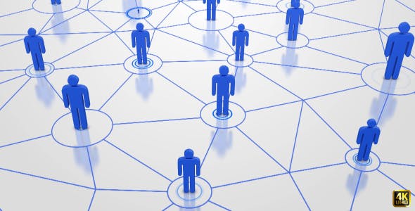 Social Network Connection Background - Videohive Download 21532137
