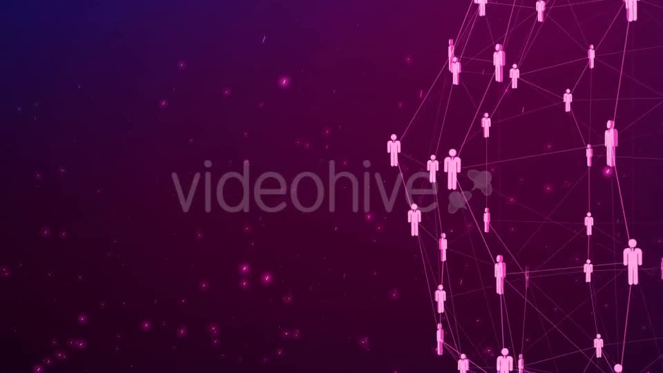 Social Networks of People 2 Videohive 21229530 Motion Graphics Image 1