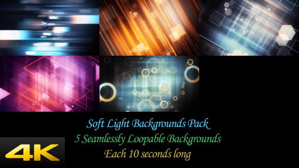 Soft Light Backgrounds Pack - 11507238 Videohive Download