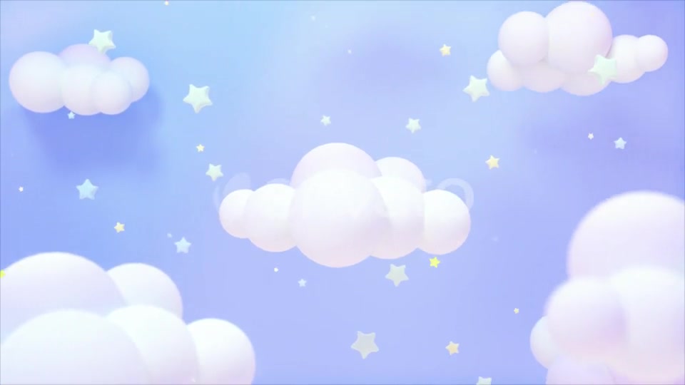 Soft Pastel Blue Starry Sky Videohive 23916673 Motion Graphics Image 8