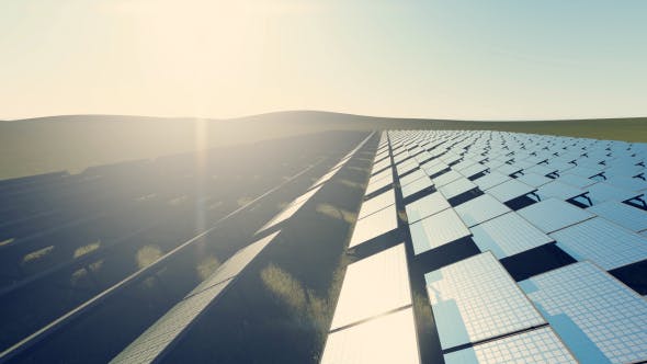 Solar Panels Sunny Day - 16704380 Download Videohive