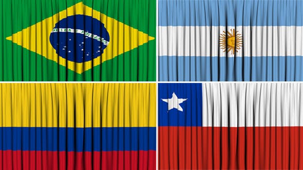South America Curtain Open - Download 7593430 Videohive